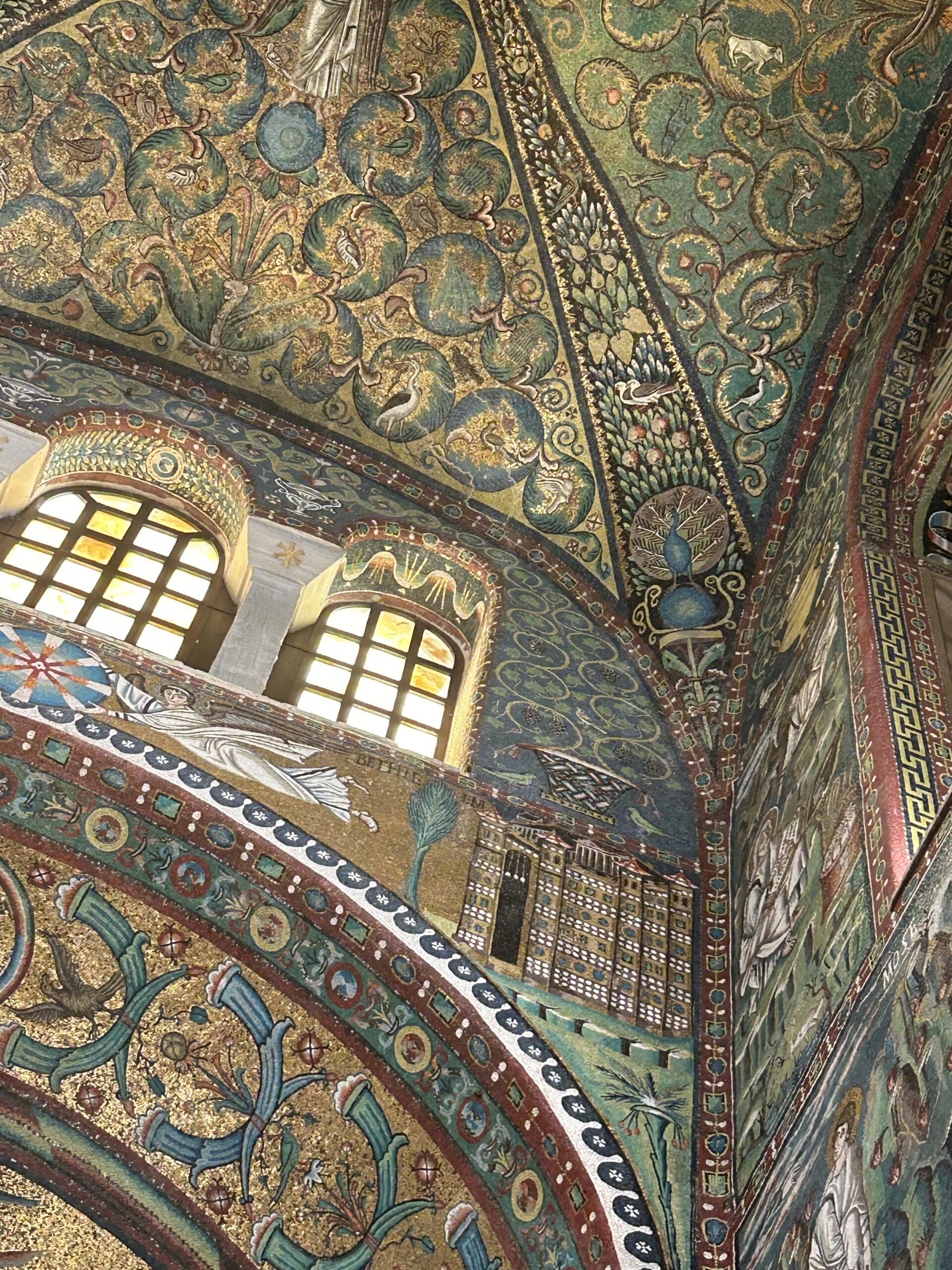 Peacocks of Ravenna, Venice, & Trieste: Reflection on Byzantine
